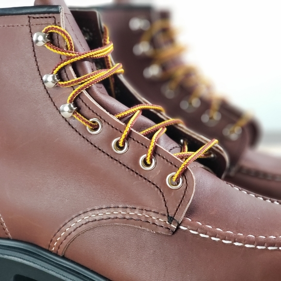 Red Wing Shoes Men's Brown Leather Boots 8249 New - Picture 12 of 14